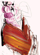 Load image into Gallery viewer, COLLECT CALL - 16 prints of fashion drawings in collaboration with SHOWstudio - Petra Lunenburg Illustration