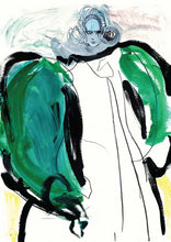Load image into Gallery viewer, COLLECT CALL - 16 prints of fashion drawings in collaboration with SHOWstudio - Petra Lunenburg Illustration