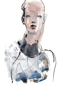 COLLECT CALL - 16 prints of fashion drawings in collaboration with SHOWstudio - Petra Lunenburg Illustration