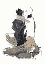 Load image into Gallery viewer, COLLECT CALL - 16 prints of fashion drawings in collaboration with SHOWstudio - Petra Lunenburg Illustration