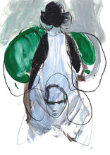 Load image into Gallery viewer, COLLECT CALL - 16 prints of fashion drawings in collaboration with SHOWstudio - Petra Lunenburg Illustration