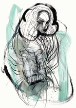 Load image into Gallery viewer, COLLECT CALL - 16 prints of fashion drawings in collaboration with SHOWstudio - Petra Lunenburg Illustration