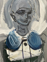 Load image into Gallery viewer, &#39;BLUE&#39; - THE MARY QUANT SERIES - Petra Lunenburg Illustration
