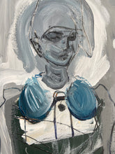 Load image into Gallery viewer, &#39;BLUE&#39; - THE MARY QUANT SERIES - Petra Lunenburg Illustration
