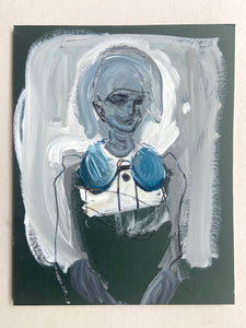 'BLUE' - THE MARY QUANT SERIES - Petra Lunenburg Illustration
