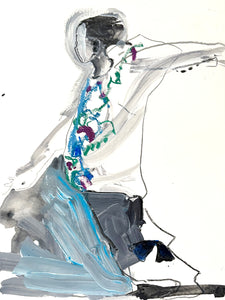 ' Bow Dress' - Petra Lunenburg Illustration