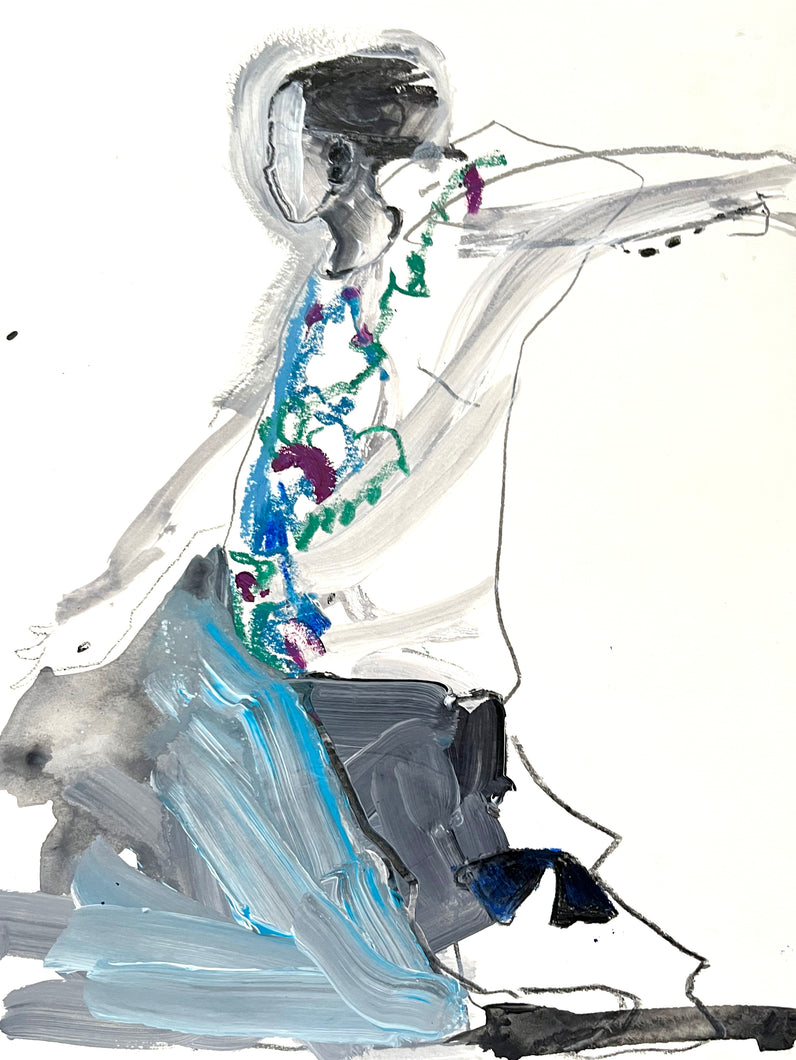 ' Bow Dress' - Petra Lunenburg Illustration