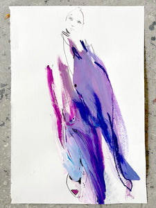 Purple Suit- From the Botter series - Petra Lunenburg Illustration