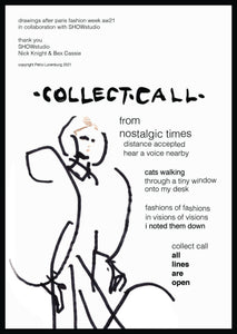 COLLECT CALL - 16 prints of fashion drawings in collaboration with SHOWstudio - Petra Lunenburg Illustration