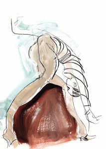 COLLECT CALL - 16 prints of fashion drawings in collaboration with SHOWstudio - Petra Lunenburg Illustration