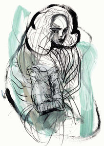 COLLECT CALL - 16 prints of fashion drawings in collaboration with SHOWstudio - Petra Lunenburg Illustration