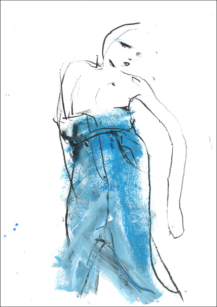 DO ME DENIM 02. original artwork - Petra Lunenburg Illustration