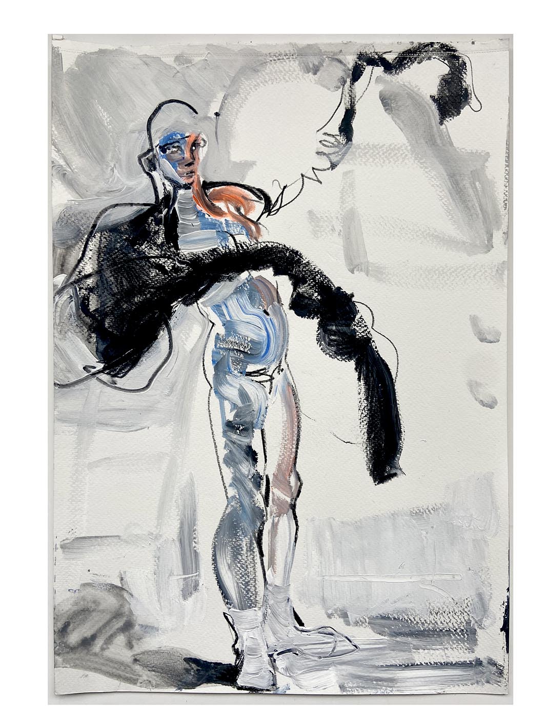 NAKED SLEEVES Self-portrait - Petra Lunenburg Illustration