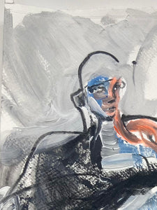 NAKED SLEEVES Self-portrait - Petra Lunenburg Illustration