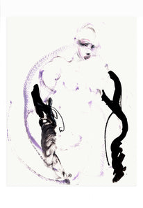 NAKED SLEEVES Purple stroke - Petra Lunenburg Illustration