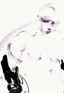 NAKED SLEEVES Purple stroke - Petra Lunenburg Illustration