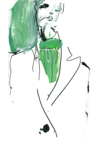 FASHION ILLUSTRATIONS set of six limited edition prints 30 cm x 40 cm - Petra Lunenburg Illustration