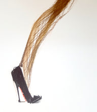 Load image into Gallery viewer, TIGHTS &amp; HEELS- WOLFORD &amp; LOUBOUTIN - Petra Lunenburg Illustration
