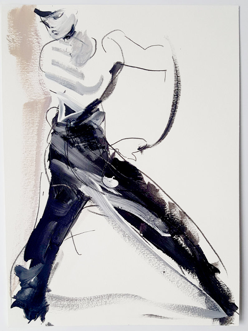 STAND Painting on Heavy paper - Petra Lunenburg Illustration
